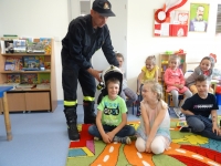 Zdjęcie: Spotkanie ze strażakiem