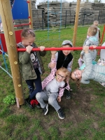 Zdjęcie: Zabawy na przedszkolnym placu