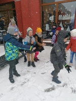 Zdjęcie: Pierwszy śnieg w tym roku szkolnym