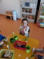 Zdjęcie: Przebiśniegi - praca przestrzenna