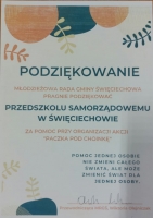 Zdjęcie: Podziękowanie