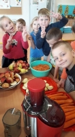 Zdjęcie: Produkcja soku jabłkowego.