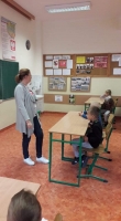 Zdjęcie: Wizyta Lwiątek w Szkole Podstawowej nr 7 w Lesznie.