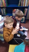 Zdjęcie: Wizyta Lwiątek w Szkole Podstawowej nr 7 w Lesznie.