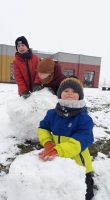 Zdjęcie: Zabawy na śniegu.