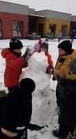 Zdjęcie: Zabawy na śniegu.
