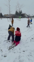 Zdjęcie: Zabawy na śniegu.