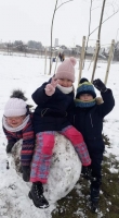 Zdjęcie: Zabawy na śniegu.