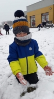 Zdjęcie: Zabawy na śniegu.