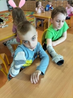 Zdjęcie: Pacynka ze skarpetki.