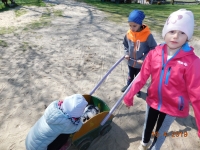 Zdjęcie: Wielkanocny zajączek w Kluczewie