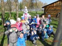 Zdjęcie: Wielkanocny zajączek w Kluczewie