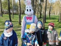 Zdjęcie: Wielkanocny zajączek w Kluczewie